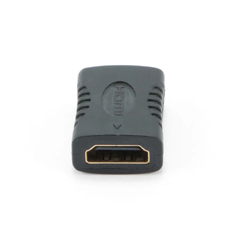 ADAPTOR video GEMBIRD, HDMI (M) la HDMI (M), conectori auriti, black, "A-HDMI-FF"