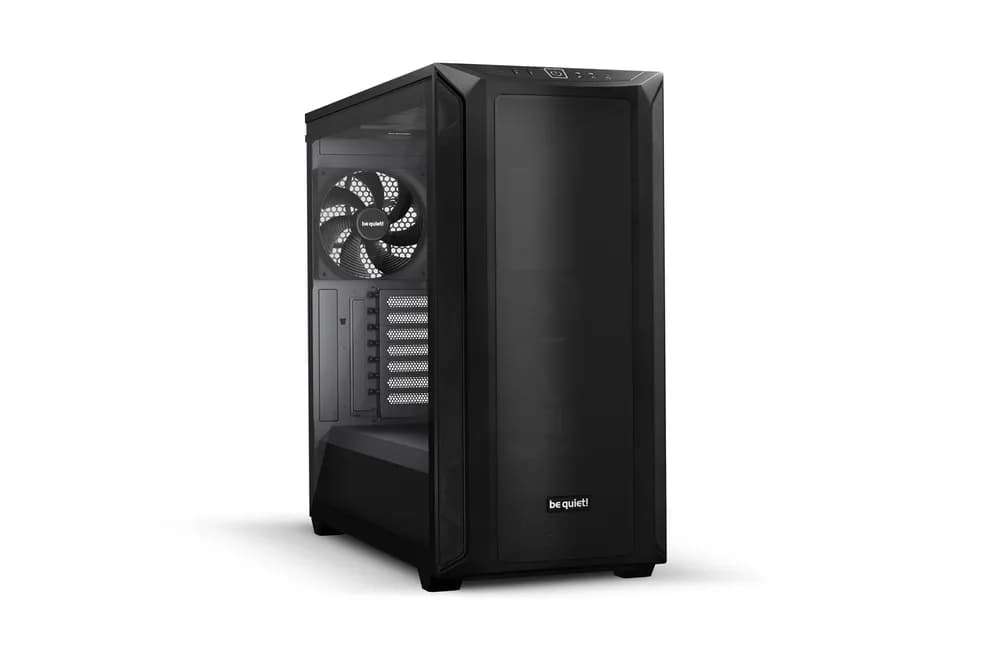 CARCASA be quiet! "SHADOW BASE 800", Middle Tower, ATX, fara sursa, 3xfan,USB 3.2 gen 1x2,USB Type-C x 1,audio+mic,PSU shroud, 7 sloturi expansiune, iluminare, negru, "BGW60"