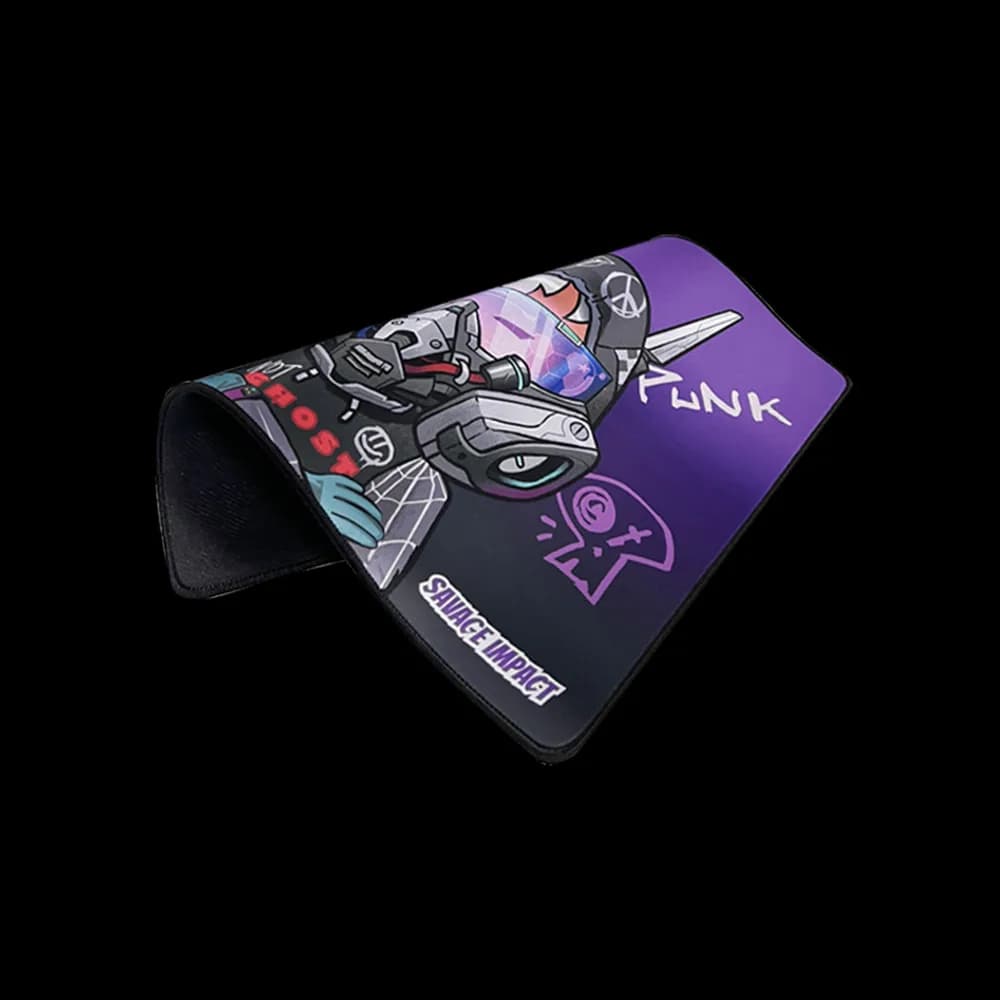 MousePAD A4TECH - gaming, Bloody "BP-45W" Cypher Ghost, cauciuc si material textil, 453 x 400 x 5 mm, imagine, "BP-45W Cypher Ghost" 4711421 002448 — miniatură