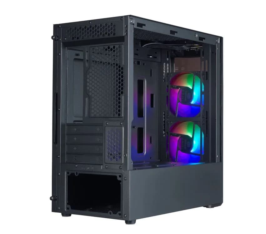 CARCASE Cooler Master MasterBox MB320L ARGB with Hub, MATX,Transparent front bezel,U3x2,TG side panel,ARGB fanx2,w/ARGB Hub, "MCB-B320L-KGNN-S02" — miniatură