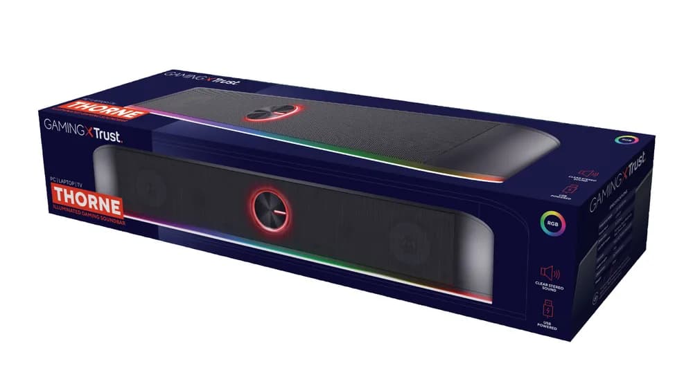 Trust GXT 619 Thorne RGB Soundbar "TR-24007" — miniatură