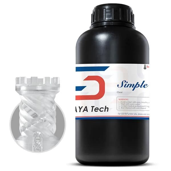 Accesoriu imprimantă 3D Siraya Tech Simple – 1 kg – Clear