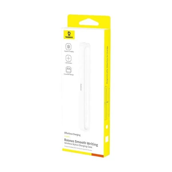 CARCASA INCARCARE STYLUS Baseus, indicator LED, incarcare Type-C, compatibil stylus wireless Baseus, alb "P80015907213-00" - 6932172687168 — miniatură
