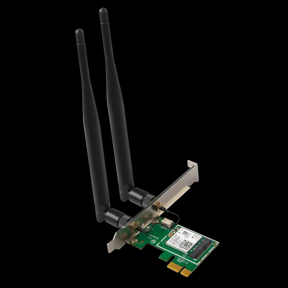 ADAPTOR RETEA Tenda AX3000 + bluetooth 5.0, intern wireless dual band, 3000 Mbps, antena externa x 2, Wi-Fi 6 "E30"