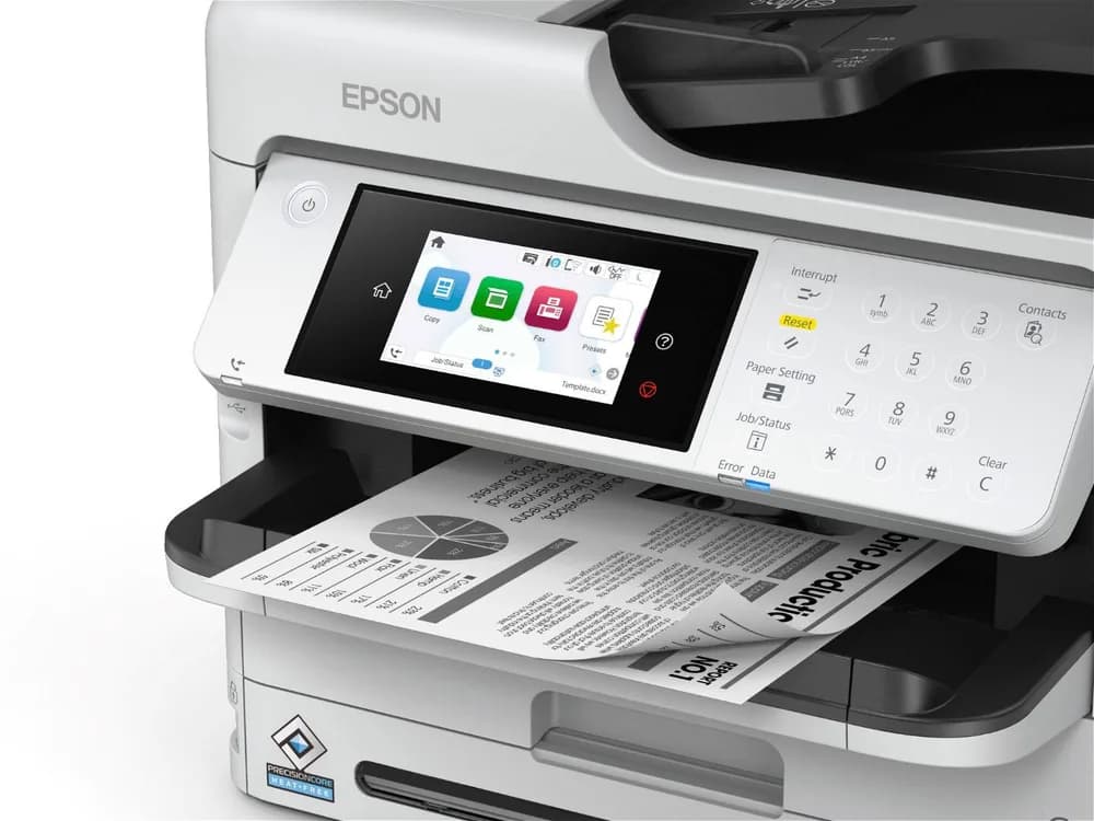 Multifunctional inkjet EPSON WorkForce Pro WF-M5899DWF, format A4, Monocrom, Duplex, USB + LAN + Wi-Fi — miniatură