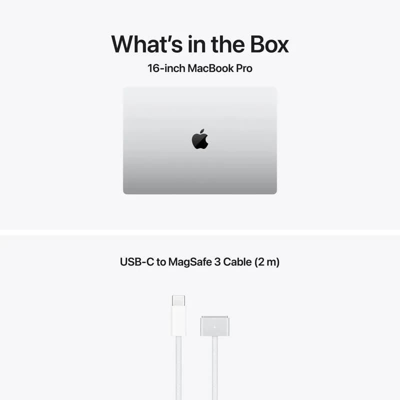 MacBook Pro 16.2"/Apple M5 Max (CPU 18-core, GPU 40-core, Neural Engine 16-core)/64GB/2TB - Silver - INT KB (No Adapter) - 2026 (CTO from MGE94RO/A) — miniatură