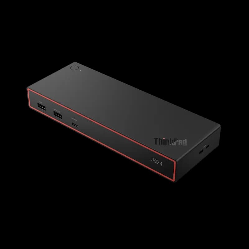 Docking station LENOVO ThinkPad USB4 Dock 5000, Thunderbolt, 100W, Negru