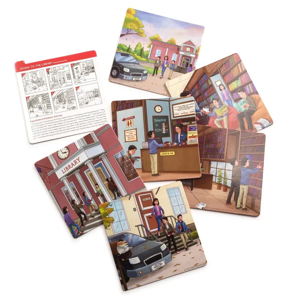 Cartonașe Spark de Secvențiere și Povestire pentru Logopedie – Set 1 — miniatură