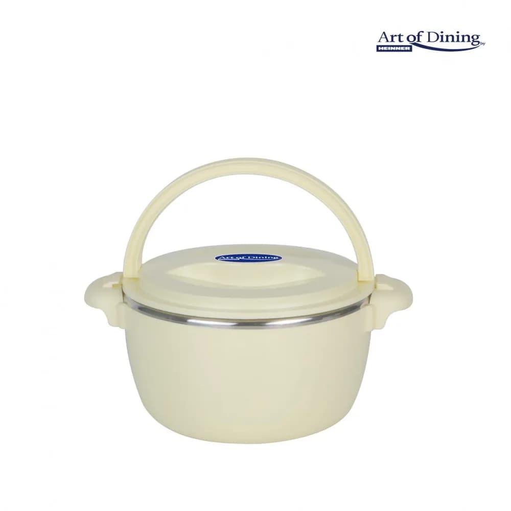 SET 3 CASEROLE TERMICE 2+4+6L,BELLY ORANGE, ART OF DINING BY HEINNER — miniatură