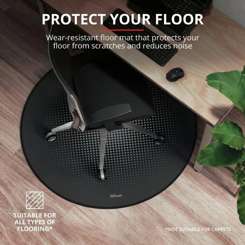 Accesoriu scaun gaming Trust Mika Round Floor Mat — miniatură