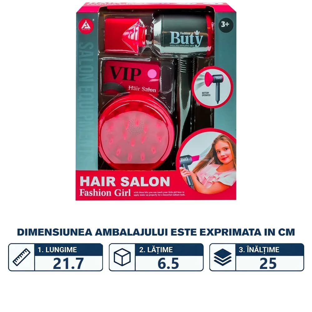 Uscator de par cu baterii — miniatură