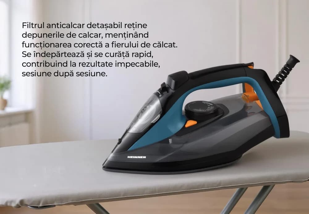Fier de călcat HEINNER CeramiSoft HSI-A2400BLBK — miniatură