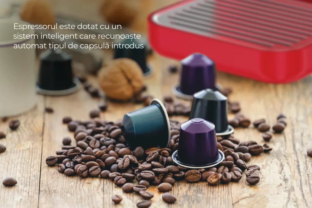 ESPRESSOR CU CAPSULE HEINNER CAFE SUPREME HEMC-DD15RED — miniatură