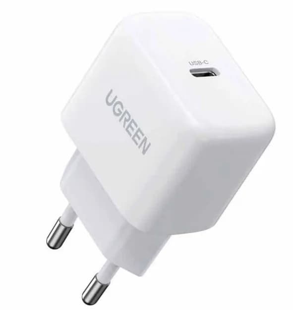 INCARCATOR retea Ugreen, "CD272" PD 3.0 33W, USB Type-C x 1, 5V/3A, alb