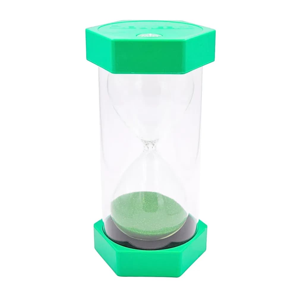 Clepsidră mare pentru evenimente – 1 min. – verde — miniatură