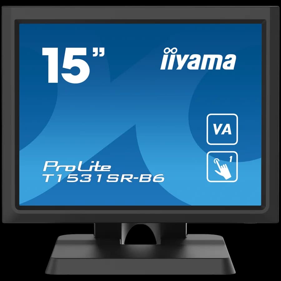 IIYAMA Monitor LED T1531SR-B1S 15" VA, Res Touch, 1024x768, 1A1H1DP "T1531SR-B1S"