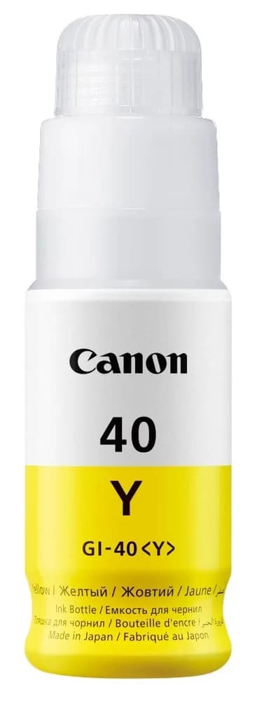 Cartus Cerneala Original Canon Yellow, GI-40Y, pentru G6040|G5042, 7.7K, "3402C001AA" — miniatură