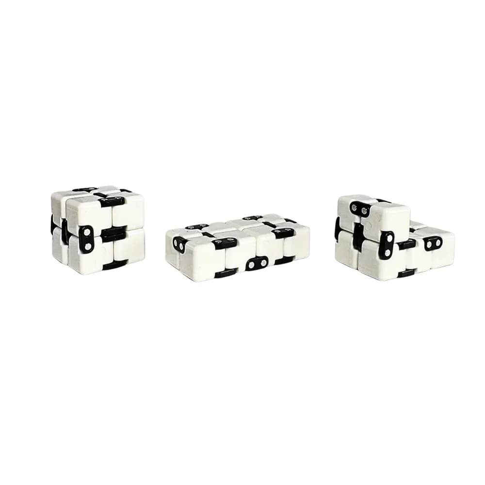Jucărie fidget: Cub infinit: Alb — miniatură
