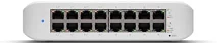 SWITCH PoE UBIQUITI, port Gigabit x 16, SFP nu, managed, carcasa plastic, "USW-LITE-16-POE" — miniatură