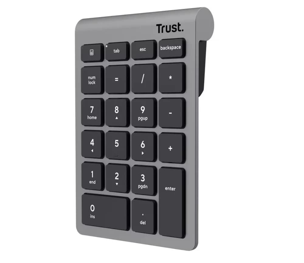 Tastatura Trust Xalax, Wireless, Argintiu — miniatură