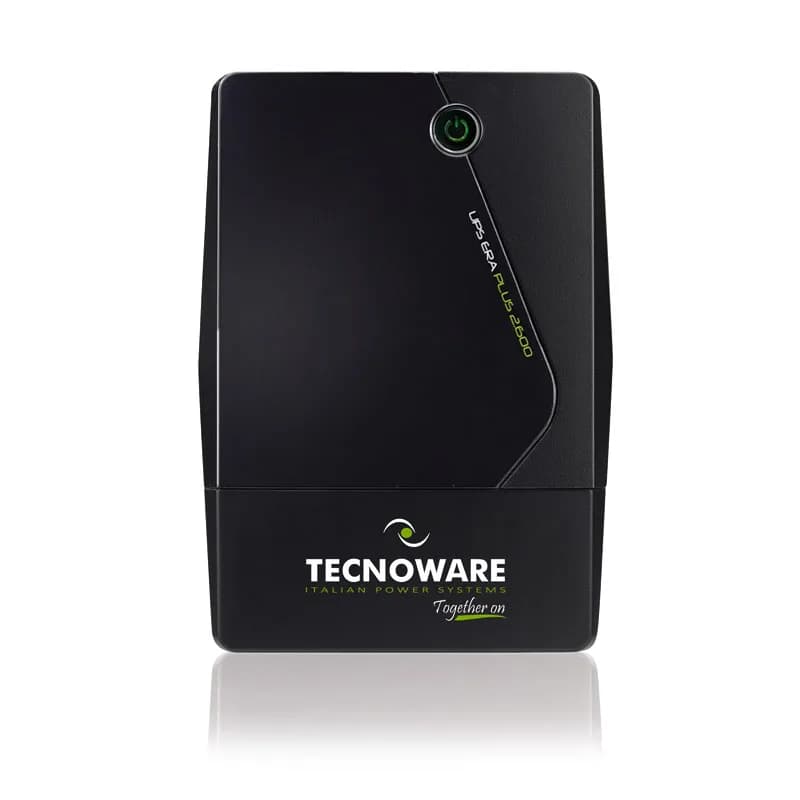 UPS Tecnoware "ERA PLUS", Line int., mini Tower, AVR, IEC x 6, back-up 10 - 90 min. "FGCERAPL2602IEC" — miniatură