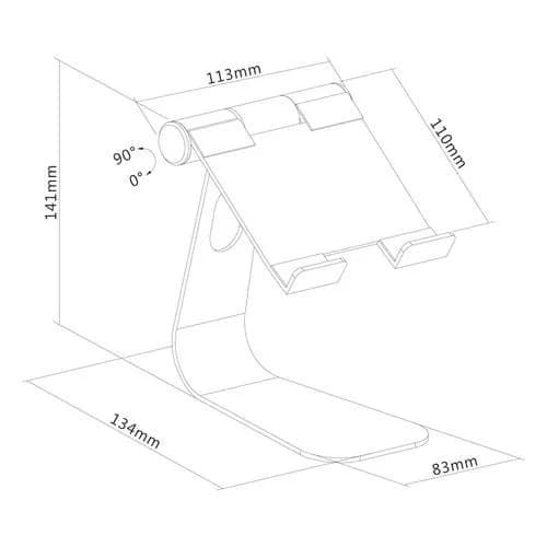 Neomounts Smartphone/Tablet Stand Silver "DS15-050SL1" — miniatură