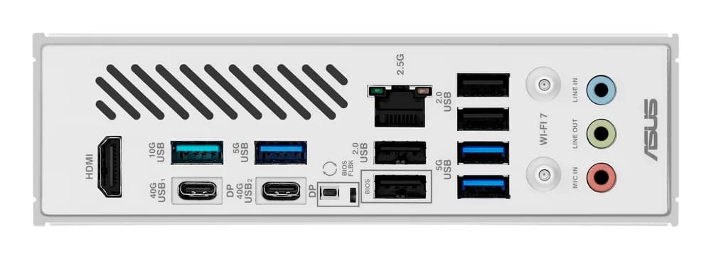 Placa de baza ASUS X870 MAX GAMING WIFI7 W, AMD X870, AM5, ATX, DDR5 "90MB1LZ0-M0EAY0" — miniatură