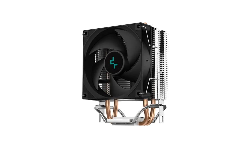 Cooler Deepcool "AG200", compatibil skt. Intel si AMD, racire cu aer, ventilator 92 mm, 3050 rpm, inaltime cooler 133 mm, 2 heatpipe, "R-AG200-BKNNMN-G" — miniatură