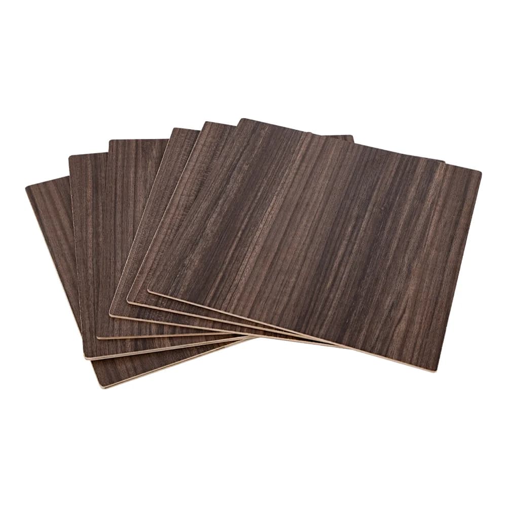 Material pentru gravare laser Creality Falcon Series Walnut Plywood Sheets 300 x 300 x 5 mm – 6 buc