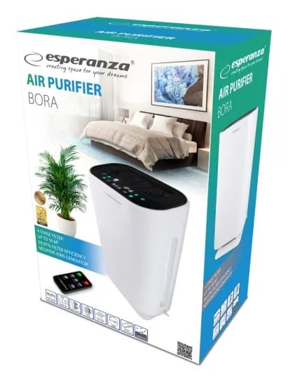 Purificator de aer Esperanza Bora EHP003 43W Alb "EHP003" — miniatură