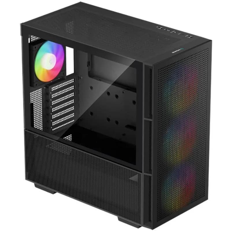 Carcasa DEEPCOOL CH560, RGB, Mid Tower, Black — miniatură