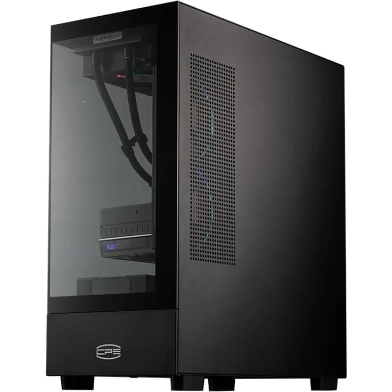 CARCASA PCCooler "C3 Q500", middle tower, gaming, fara sursa, suporta 7xfan, PSU shroud, USB Type-C x 1, USB 3.0 x 1, USB 2.0 x 1, audio+mic, 7 sloturi expansiune, negru, "C3 Q500 BK" — miniatură