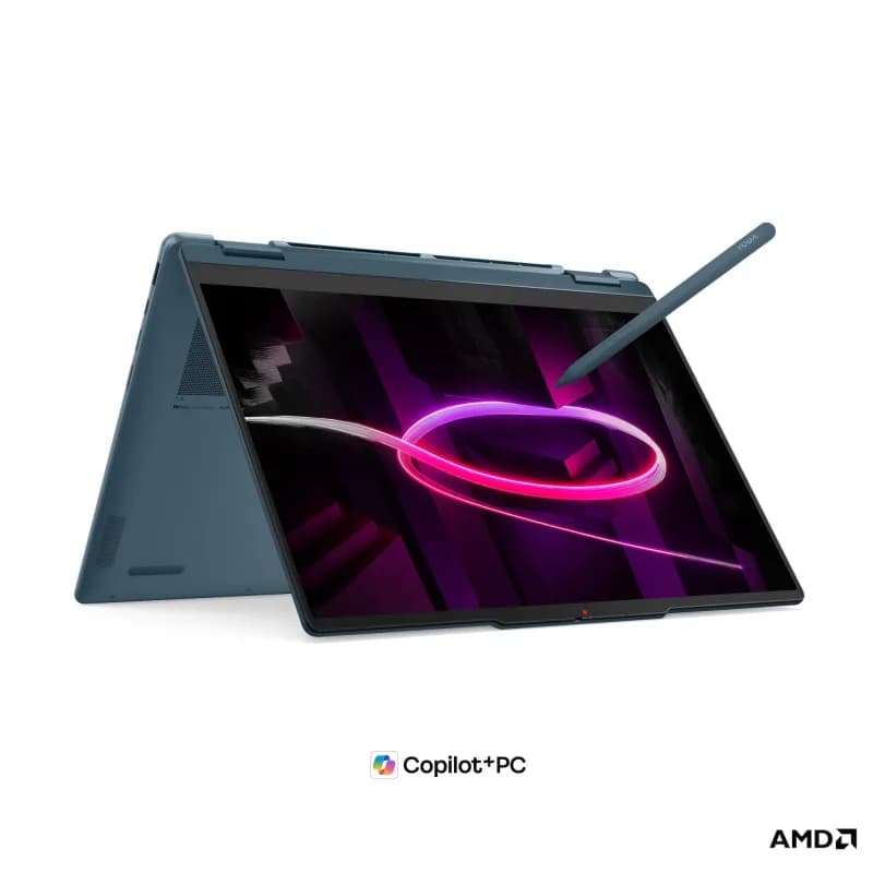 Laptop Consumer Lenovo Yoga 7 2-in-1 14AGP11, cu procesor Ryzen AI 7 445, 14'' OLED, 24 GB LPDDR5x, 1 TB, AMD Radeon 840M, Fara OS