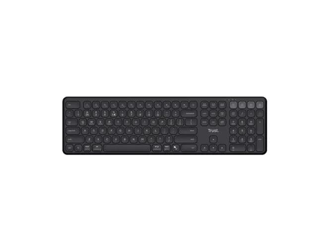 Tastatura Trust Vaiya, Wireless, negru — miniatură