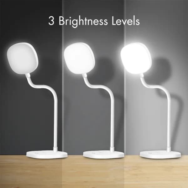 LAMPA LED Logilink, pt. birou, 5000 K, 240 lm, 360 grade, gat flexibil, 16 x LED 4W, IP20, alimentare USB-C, alb, "LED017" (include TV 0.18lei) — miniatură