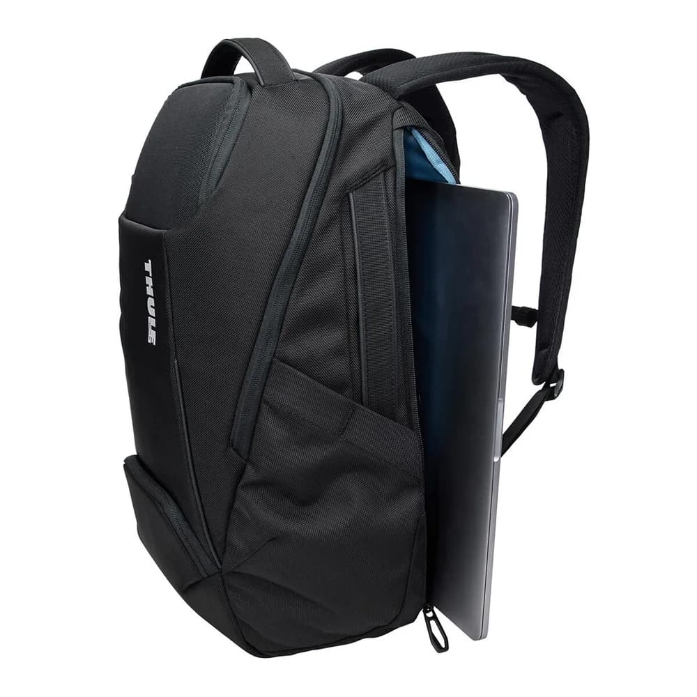 RUCSAC THULE pt. notebook de max. 15.6 inch, 26 l, 1 compartiment, buzunar frontal x 3 | buzunar lateral x 2, waterproof, poliester, negru, Accent 3205384 — miniatură