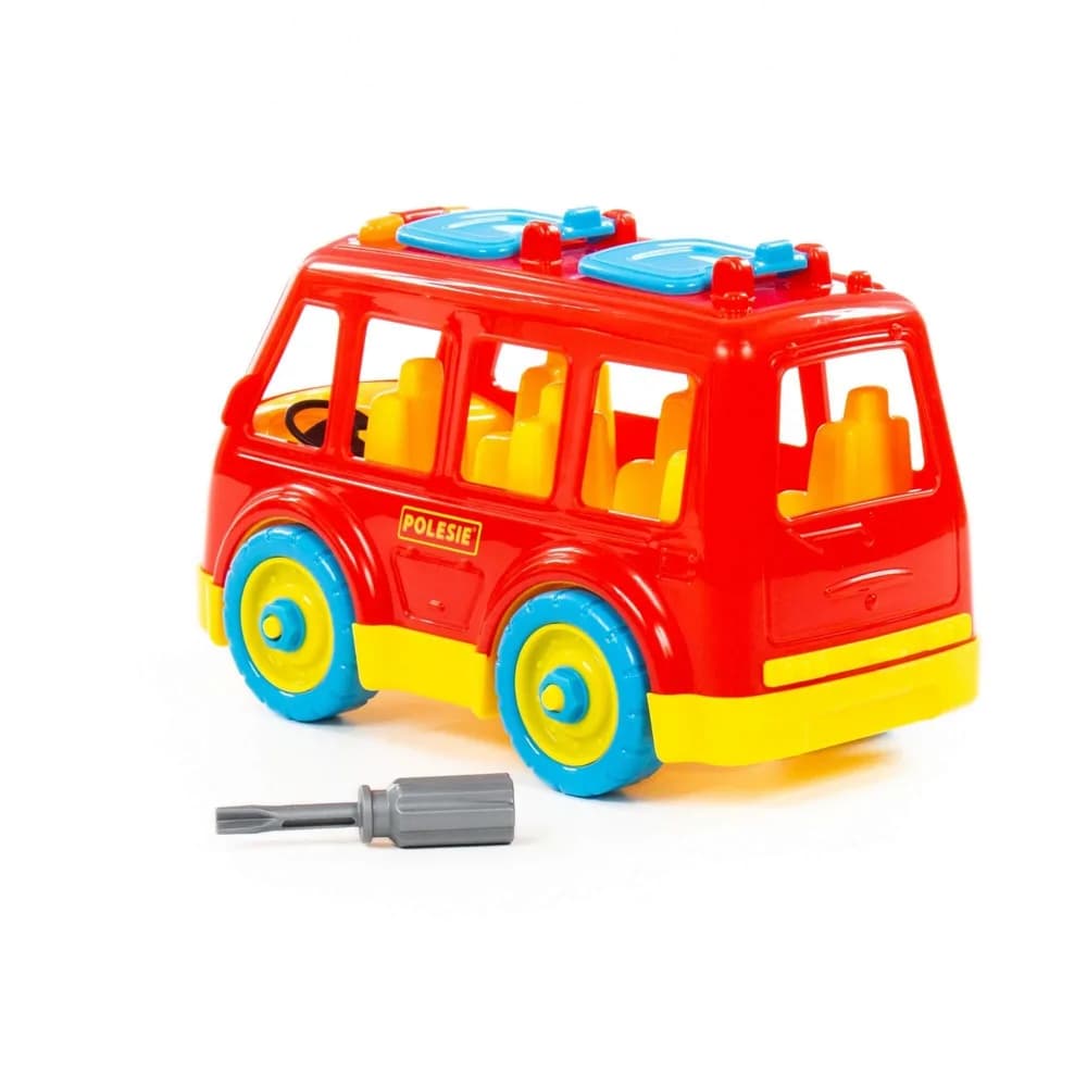 Autobuz demontabil, 26,5X14,5X15,5 cm, Polesie — miniatură