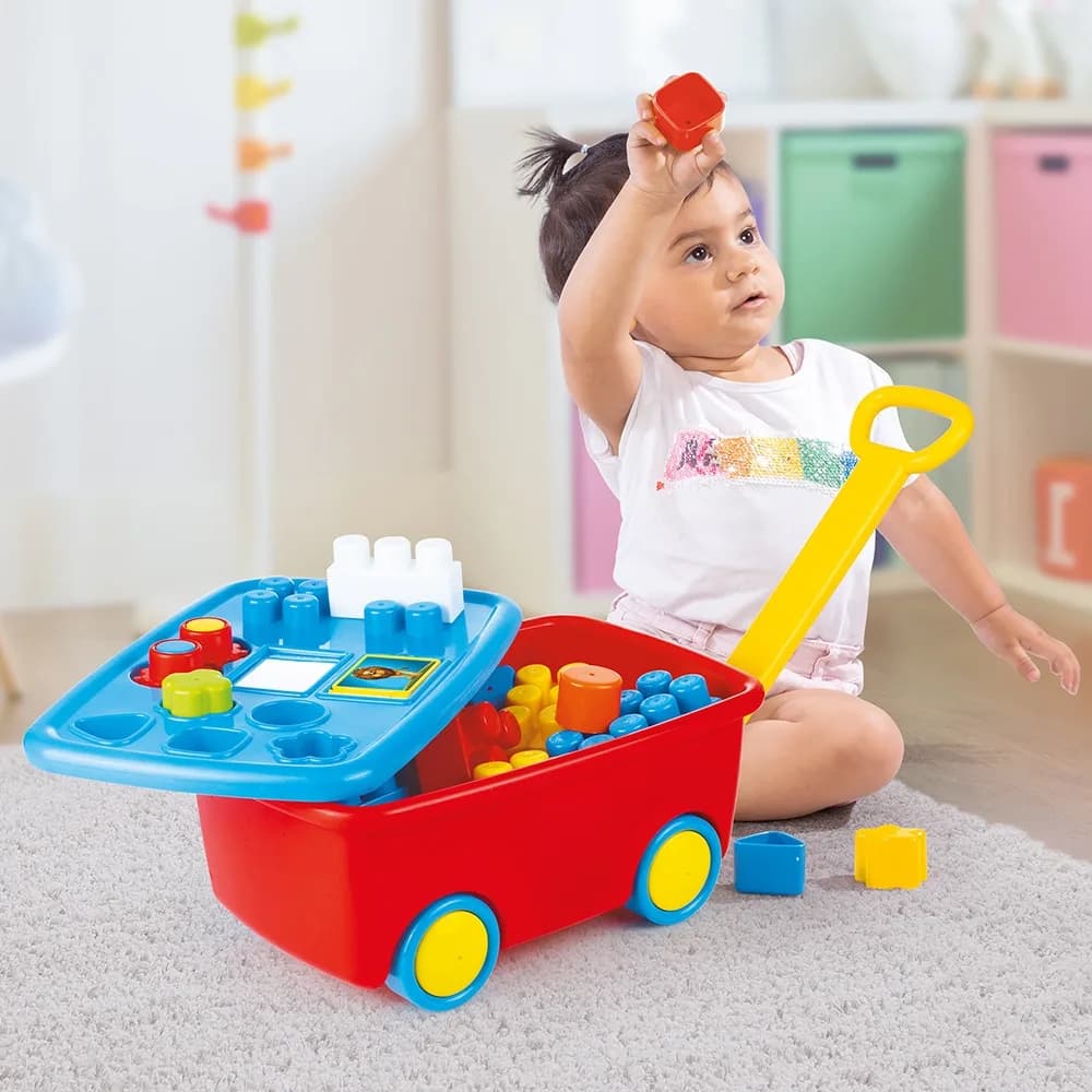 Carucior cu activitati, color, 18x40x26.5 cm - Dolu — miniatură