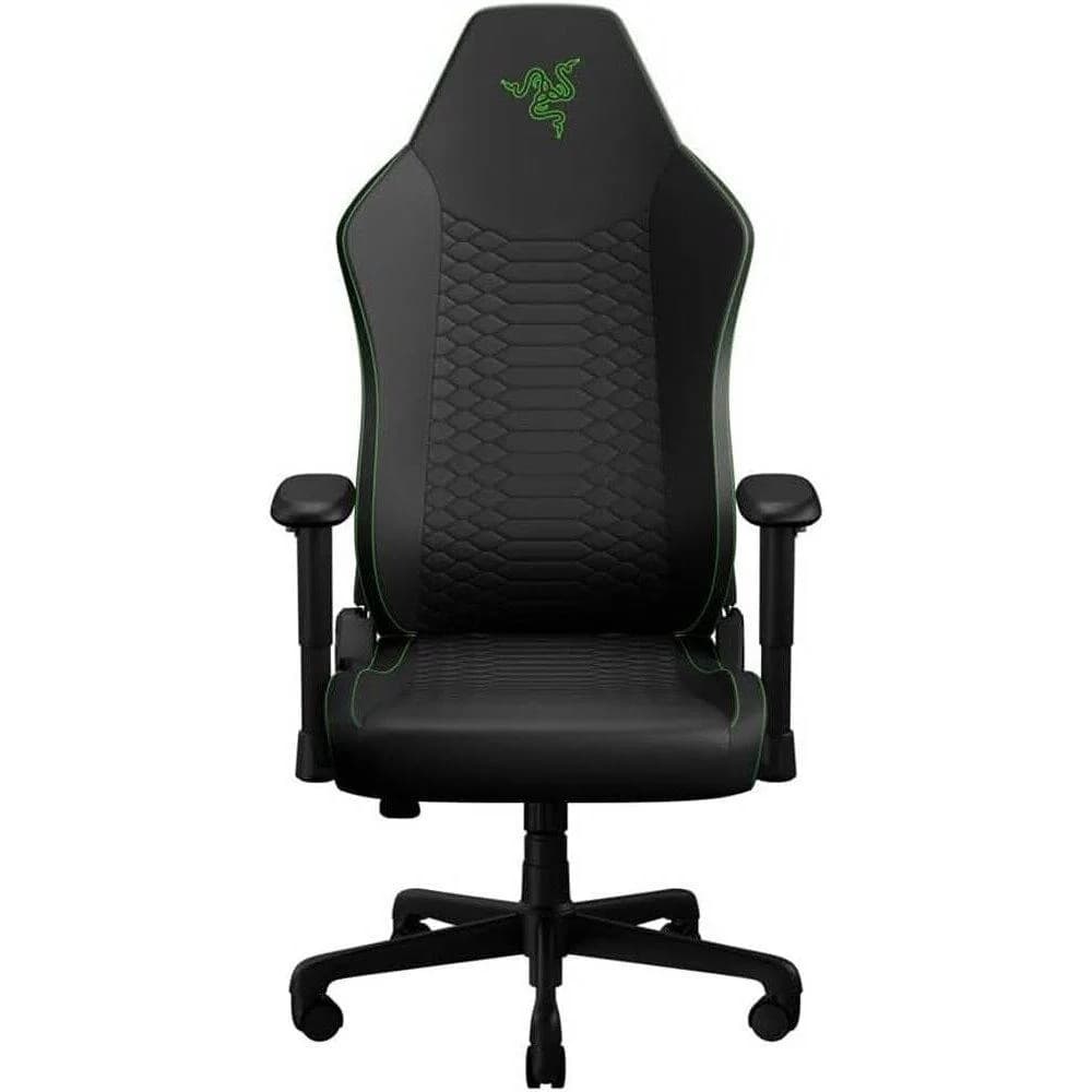 Scaun Razer Iskur V2 X NewGen, tip spuma spumă turnată PU, suport lombar integrat, tetieră reglabilă, cotiere 2D, clasa de ridicare pe gaz 4, negru/verde — miniatură