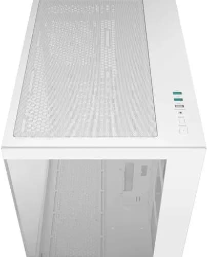CARCASA DeepCool "CG530 WH", middle tower, gaming, fara sursa, suporta 14xfan, PSU shroud, USB Type-C x 1, USB 3.2 gen1 x 2, audio+mic, 7 sloturi expansiune, alb, "R-CG530-WHNDA0-G-1" — miniatură
