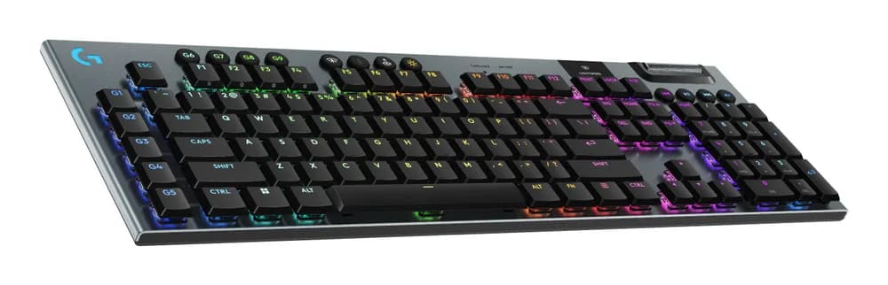 LOGITECH G915 X LIGHTSPEED Wireless Gaming Keyboard - BLACK - US INTL - 2.4GHZ/BT - EMEA28i-935 - CLICKY "920-012709" — miniatură