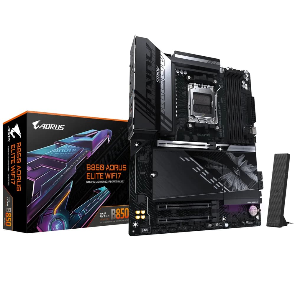 Placa de baza Gigabyte B850 AORUS ELITE WIFI7, Socket AM5, DDR5, ATX