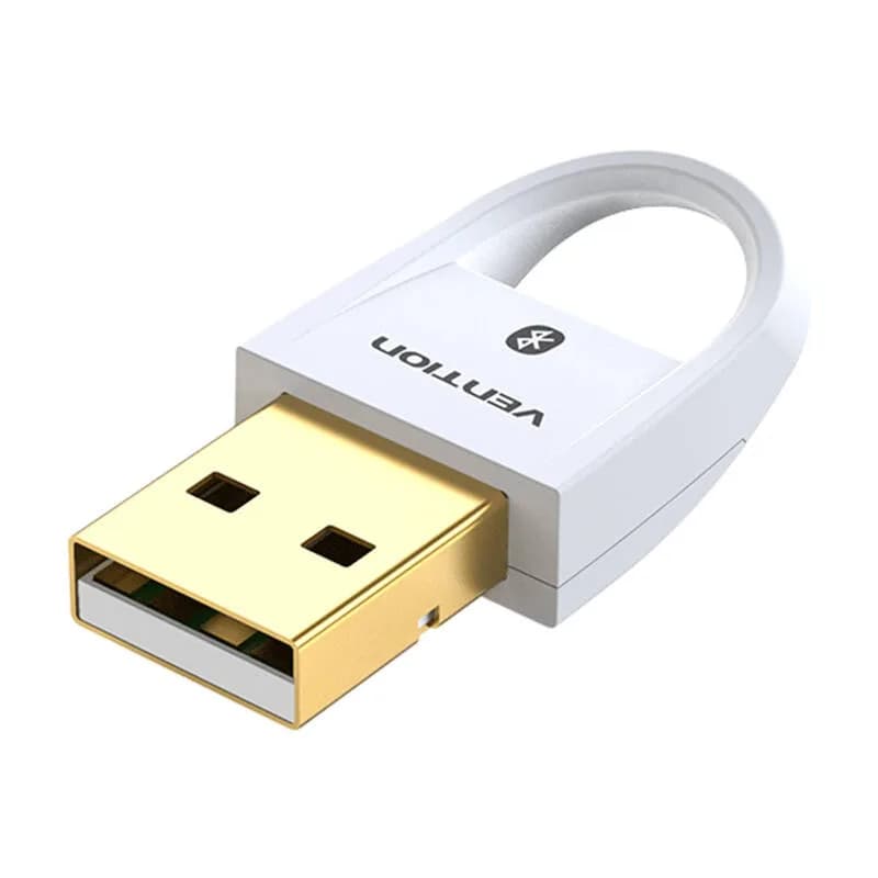 Adaptor Bluetooth Vention, conectare prin USB 2.0, distanta 20 m (pana la), Bluetooth 5.0, antena interna alb, "CDSW0" - 6922794753907