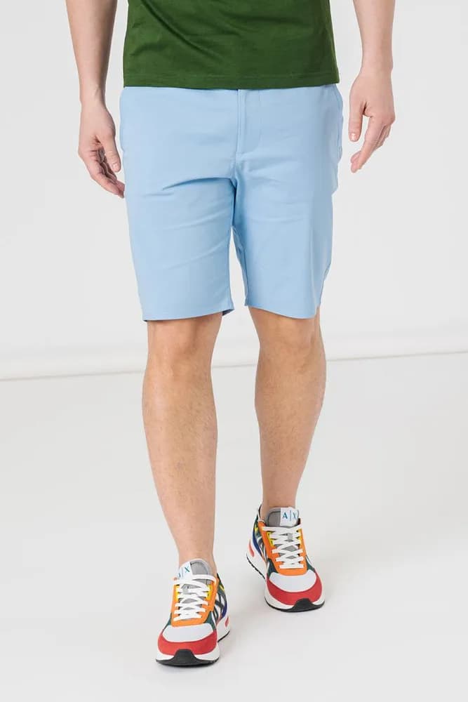 PANTALONI SCURT CASUAL BARBATI BLUE XXL — miniatură