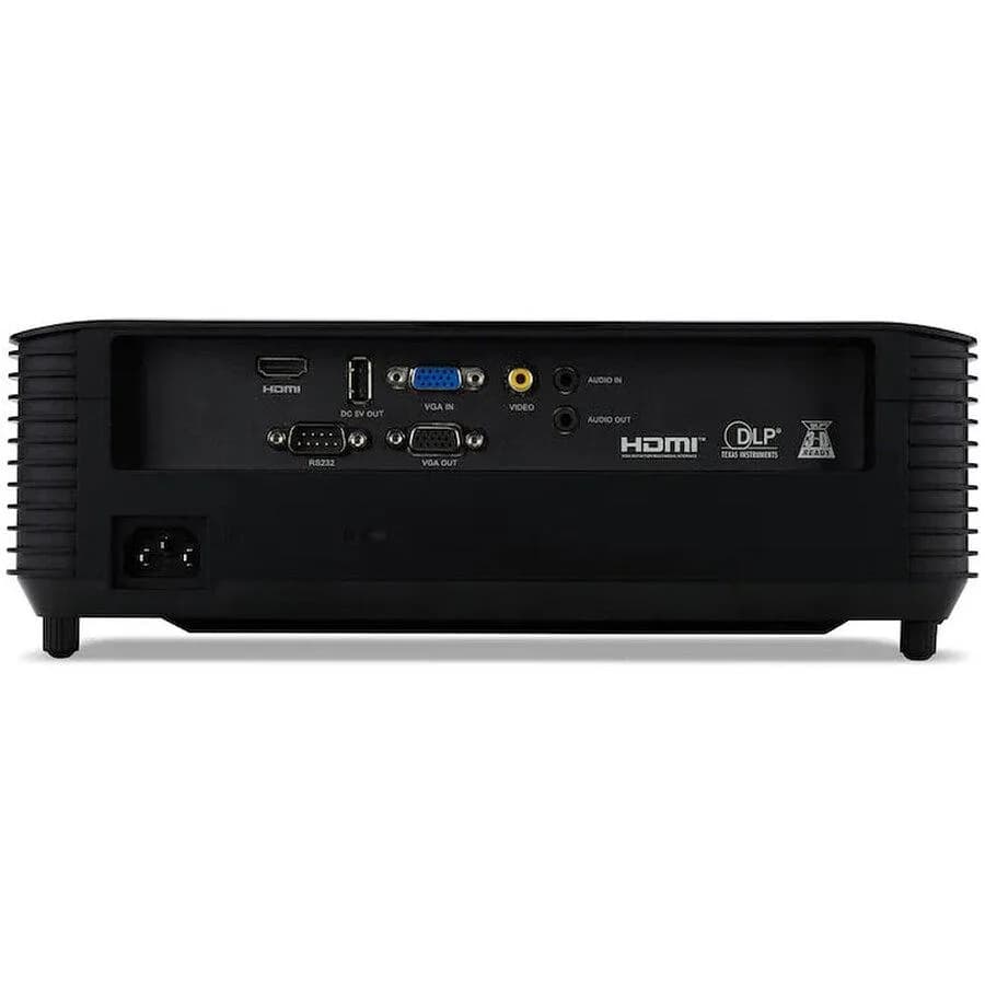Videoproiector Acer X139, WXGA 1280*800, up to WUXGA 1920*1200, 4.800 lumeni, 16:10/ 16:9/ 4:3, 20.000:1, zoom optic 1.1x, distanta maxima proiectie 10 m, dimensiune maxima imagine 300'', boxa 3W, lampa 5.000/ 20.000 ore, 29 dB,2.4 kg, D-sub, composite video, 2* HDMI, PC audio in/ out, DC Out — miniatură