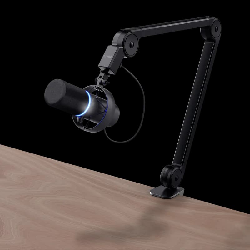 Microfon Trust GXT 255+ Onyx, tip Cardioid, USB, LED backlight — miniatură