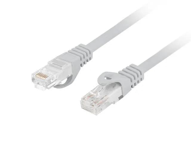 Patch cord Cat.6 UTP LSZH Cu 5 m gri, Fluke Passed