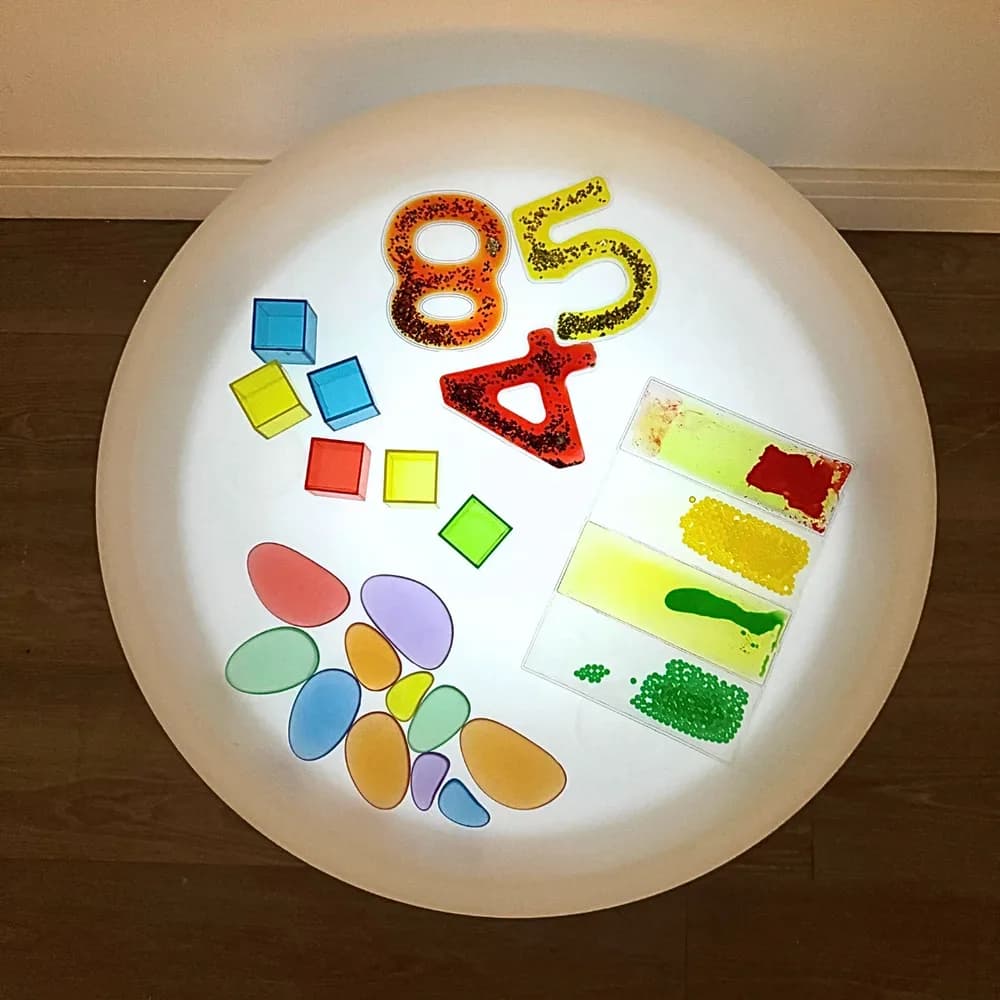 Masă care își schimbă culoarea, 60cm — miniatură