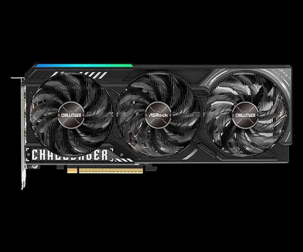 Placa video Asrock "Radeon RX 9070 XT Challenger", 16GB GDDR6, 256 bit, PCI Express 5.0 x16, 3 x DisplayPort 2.1a, HDMI 2.b1, racire activa 3 x fan, PSU recomandat 750W, "RX9070XT CL 16G" — miniatură