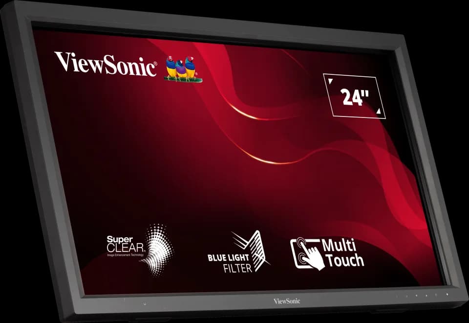 Monitor Consumer ViewSonic TD2423, 24", 1920 x 1080 pixeli, Touchscreen, Black — miniatură